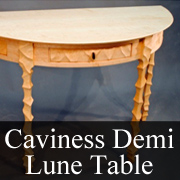 Caviness Demi Lune Table