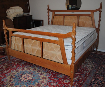 Sculpted King Bed