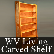 WV Living Carved Shelf